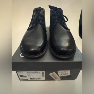 Ecco Black Leather Dress Boots